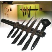Resim safestore Mıknatıslı Paslanmaz Duvar Bıçak Asma Askısı Standı 55 cm Düzenleyici Organizer Aparatı 