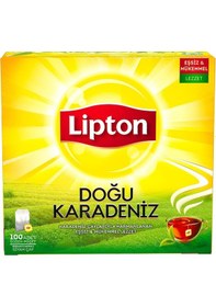 Resim Lipton Doğu Karadeniz Bergamot Aromalı Bardak Süzen Poşet Siyah Çay 100'lü Paket 