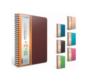 Resim Krypton A4 Sep. Spiralli Pp Kapak 10+2 Defter 10 Kereli 2 Çizgili 250 Yaprak 2 Li Paket 