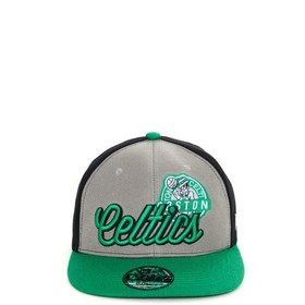 Resim Berellini Celtics Hip-hop Şapka Özel Kolleksiyon Gri - Yeşil 