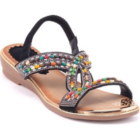 Resim Guja 122-4 Kadın Sandalet Guj-y5-122-4001 Siyah 