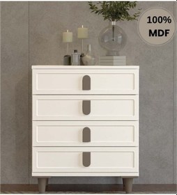 Resim Manolya 4 Çekmeceli Mdf Şifonyer Aytaşı 