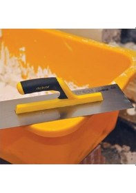 Resim Dekor Alçı Malası Yay Çeliği 30 CM Açık Sap 