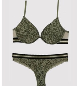 Resim Pierre Cardin Kadın Rome Soft Push Up Sütyen Takımı Siyah 