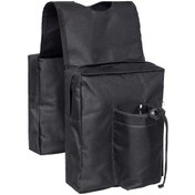 Resim Dianziye Sırt Çantası Atv/utv/snowmobile İçin 600d Oxford Kumaş Su Geçirmez Çok Bölmeli Taşıma Çantası Siyah 