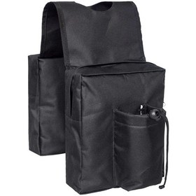 Resim Dianziye Sırt Çantası Atv/utv/snowmobile İçin 600d Oxford Kumaş Su Geçirmez Çok Bölmeli Taşıma Çantası Siyah 