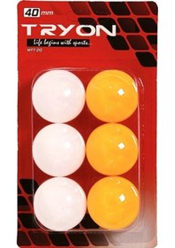 Resim Tryon Mtt-20 Masa Tenisi Topu 6'lı 