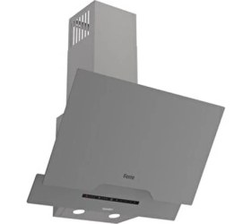 Resim Ferre D065 Gri Ultra Sessiz Silentart 60 cm Ankastre Davlumbaz Duvar Tipi Alüminyum Filtre 