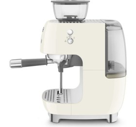 Resim smeg Krem Öğütücülü Espresso Kahve Makinesi EGF03CREU 