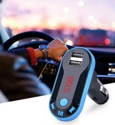 Resim Beatitude Fm Transmitter Cihazı Tüm Arabalara Uyumlu Mp3 Bluetooth Araç Şarj Oto Çakmaklık Şarj Bulutut 