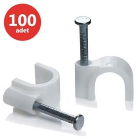 Resim AyrStore Karya Kroşe 7 Numara 16 Mm Beton Çivili (4X10) 100'Lü Paket 