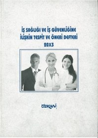 Resim İş Sağlığı Ve İş Güvenliğine İlişkin Tespit Ve Öneri Defteri Özkan 20x3 CM 