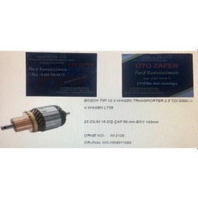 Resim Im2129 Marş Kollektörü 12V 16Diş Vw Transporter 2.5 Tdı 00- Lt35 