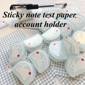 Resim 1 Adet Jöle Tavşan Akrilik PP Klips - Sevimli ve Şık Öğrenci Defter Kağıt Klibi 