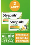 Resim Strepsils Herbal Propolis Aromalı 16 Pastil 2 Adet 
