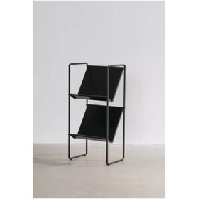 Resim İlgi Trafik Metal Dergilik Ayaklı Kitaplık Gazetelik Modeli Minimalist Tasarım 