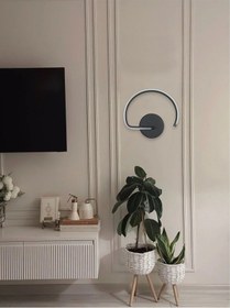 Resim Gigi Aplik Modern Tasarım Siyah Renk - Gün Işığı Ledli Banyo ... Siyah 