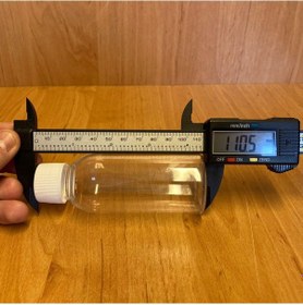 Resim 100 Cc Plastik Sert Şişe - Beyaz Kapaklı- 100ml Şeffaf Plastik 