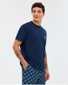 Resim Skechers M Regular T-shirt Erkek Lacivert Tshirt S2610117-0505 Lacivert 