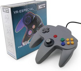 Resim N64 Controller Gray for Nintendo 64 Console System Original 