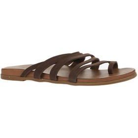 Resim Bueno Shoes Taba Nubuk Kadın Parmak Arası Terlik 01wu4238 