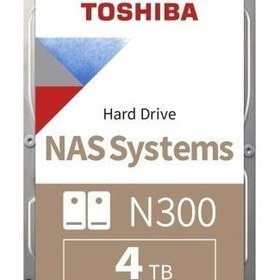 Resim 4TB TOSHIBA N300 7200RPM SATA3 NAS 256MB HDWG440UZSVA 