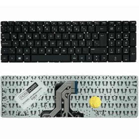 Resim Notespare Hp ile Uyumlu 15-AY031NT (Z9A13EA), 15-AY032NT (Z9A14EA) Notebook Klavye Siyah TR 