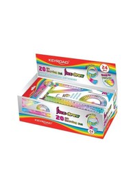 Resim Keyroad Esnek Çizim Seti Flexible Gökkuşağı Cetvel 20 CM Çok Renkli 