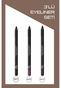 Resim Dream Eyes Eyeliner 3 Lü Göz Kalemi Set No:401-425-407 0 