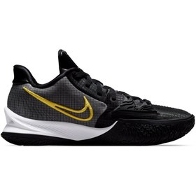 Resim Nike Kyrie 4 Low Black Yellow Erkek Basketbol Ayakkabısı Cw3985-001 