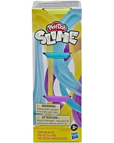 Resim Play-doh Slime 3'lü Hamur - Sarı, Metalik Mor Ve Metalik Açık Mavi Çok Renkli 