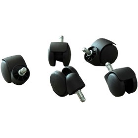 Resim altınbüro Ofis Koltuğu Tekerleği 5'li Paket. Pimli Model 