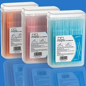 Resim 200 adet Çift Uçlu Aralıklı Fırçalar - Derin Temizlik için Taşınabilir, Tek Kullanımlık Hijyenik Diş Seçenekleri, Seyahat Dostu, Polyester Malzeme, Lezzetsiz, Temel Ağız Bakımı Aracı, Seyahat Diş Bakımı | Taşınabilir Diş Fırçaları | Dayanıklı Diş Fırçaları, Diş Fırçası Tutucu 