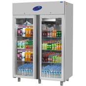 Resim Karacasan Endüstriyel 1400 Lt Dik Tip Çift Kapı Monoblok Buzdolabı Cs-dbn 1400-m-c 