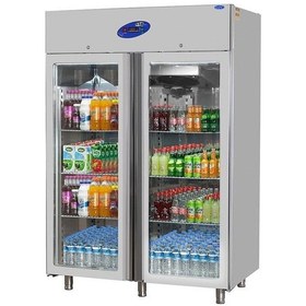 Resim Karacasan Endüstriyel 1400 Lt Dik Tip Çift Kapı Monoblok Buzdolabı Cs-dbn 1400-m-c 