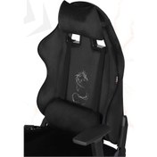 Resim Rio Balerion Terletmez Kadife Kumaş Siyah Gaming Oyuncu Koltuğu - 13 Siyah 