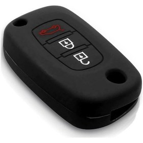 Resim Renault Megane Clio Uyumlu Fluence Kangoo Modus Twingo Uyumlu Silikon Anahtar Kılıfı 