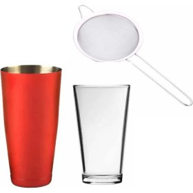 Resim Kokteyl Yapım Seti 2li Baston Shaker 750 ml + Bar Süzgeci Saplı Kokteyl Hazırlama Seti Bar Seti 