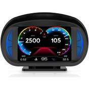 Resim Head Up Display Çok İşlevli Obd Gps Eğim Ölçer 