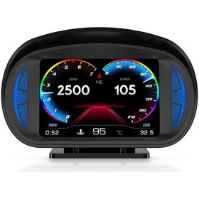 Resim Head Up Display Çok İşlevli Obd Gps Eğim Ölçer 