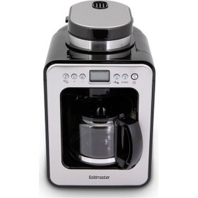 Resim Goldmaster GM-7353 Klass Öğütücülü Filtre Kahve Makinesi 