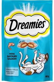 Resim Dreamies Somonlu Kedi Ödül Maması 6X60 gr 