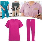 Resim Suntek Kadın Üniforma Fırçalama Seti Gül-kırmızı-s 