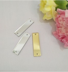 Resim YENİ HEDİYELİK DÜNYAM Lazer Kesim 3cm 30 Adet Aynalı Dekoratif Parça Modeli 