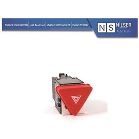 Resim VW Jetta Dörtlü Flaşör Düğmesi 2006-2011 