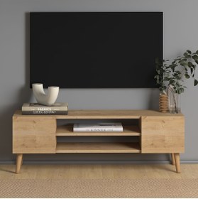 Resim Monte Sehpa Etna Tv Sehpası Meşe 