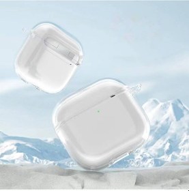 Resim Apple Uyumlu AirPods 4 Kılıf Şeffaf Kristal Silikon Zore Airbag 14 Kılıf-şeffaf 