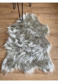 Resim Gri Post Şeklinde Halı Açık Gri 