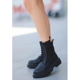 Resim Erbilden Utag Siyah Cilt Bağcıklı Bot 