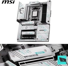 Resim MSI B850 GAMING PLUS WIFI PZ DDR5 AM5 8200(OC) Mhz ATX Gaming (Oyuncu) Anakart 